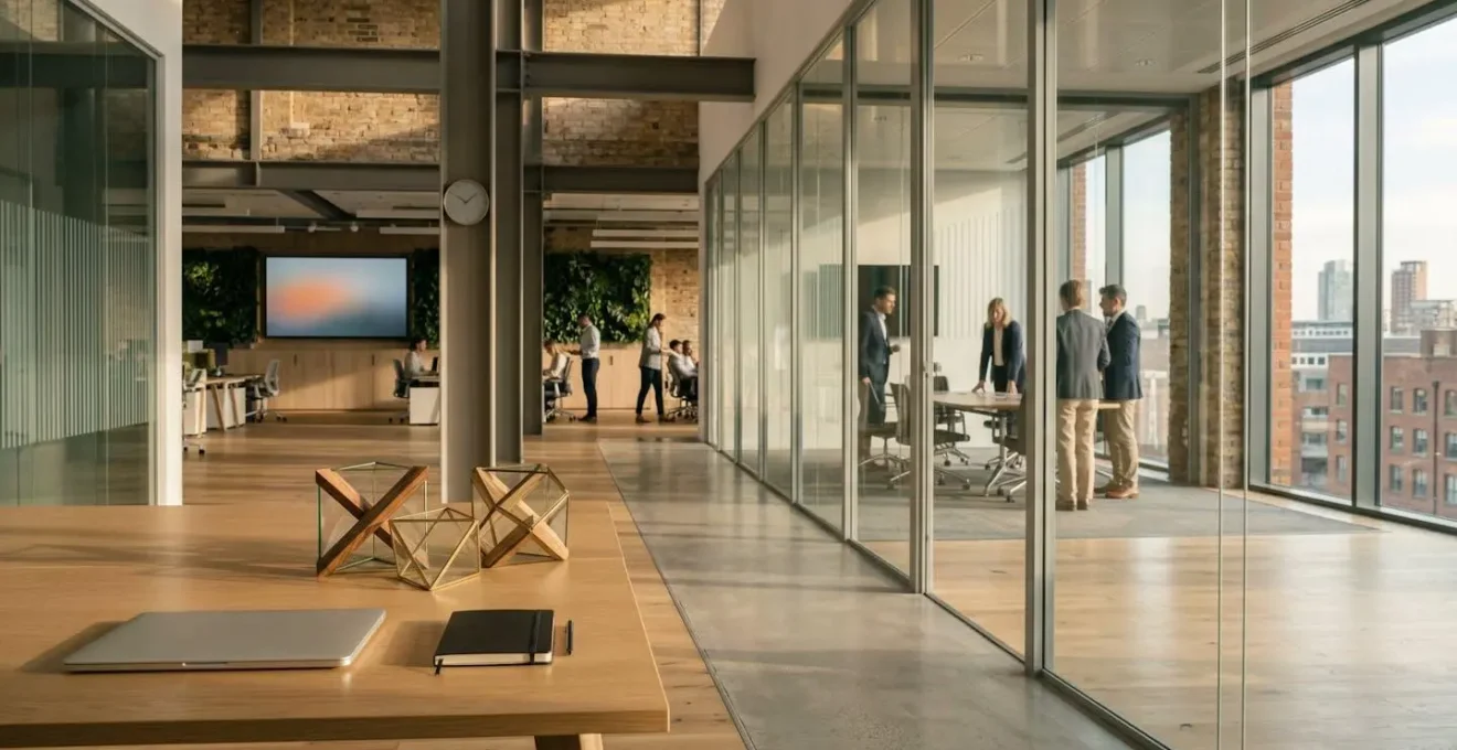 Digital transformation of UK workplace showing centralized HR system integration