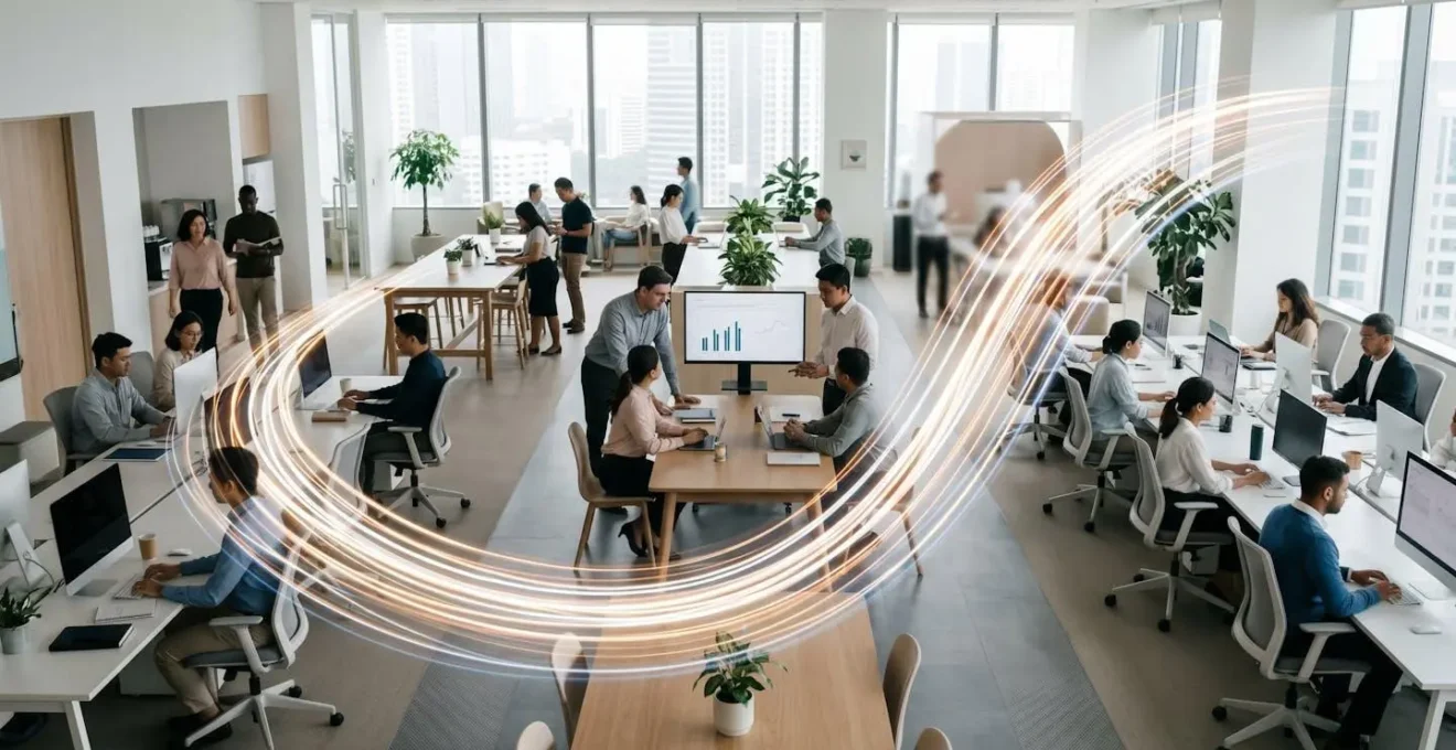 Visual representation of productivity J-curve during digital transformation