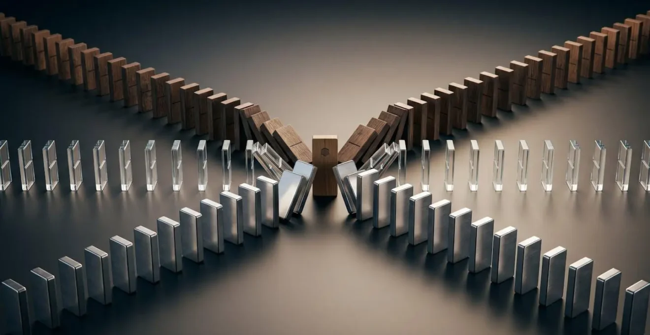 Visual representation of marketing automation trigger pathways