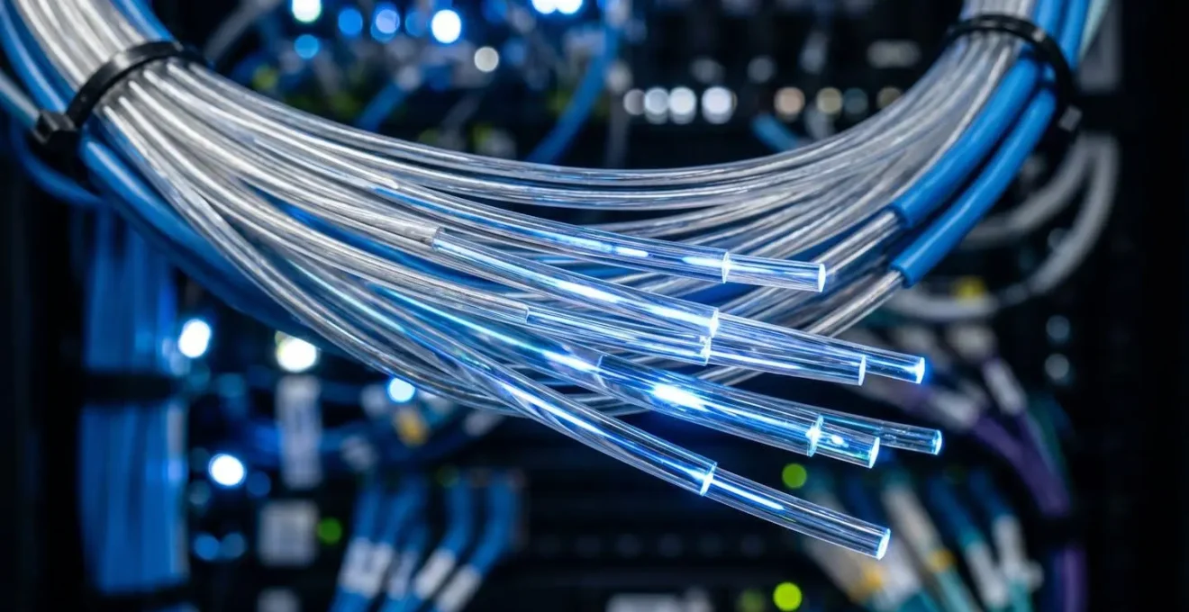 Modern UK office showcasing secure hybrid work environment